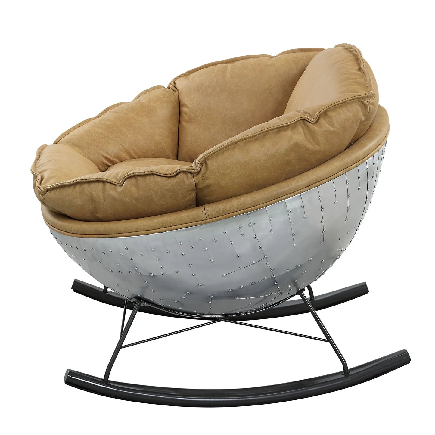 Pippin - Top Grain Leather Rocking Chair - Morocco Acme