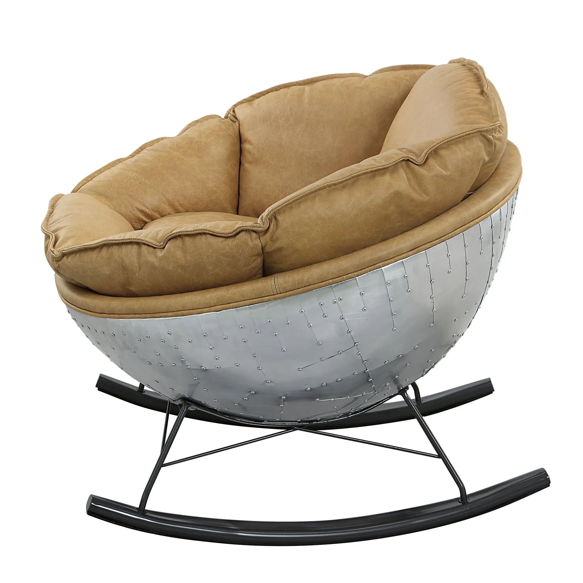 Pippin - Top Grain Leather Rocking Chair - Morocco Acme