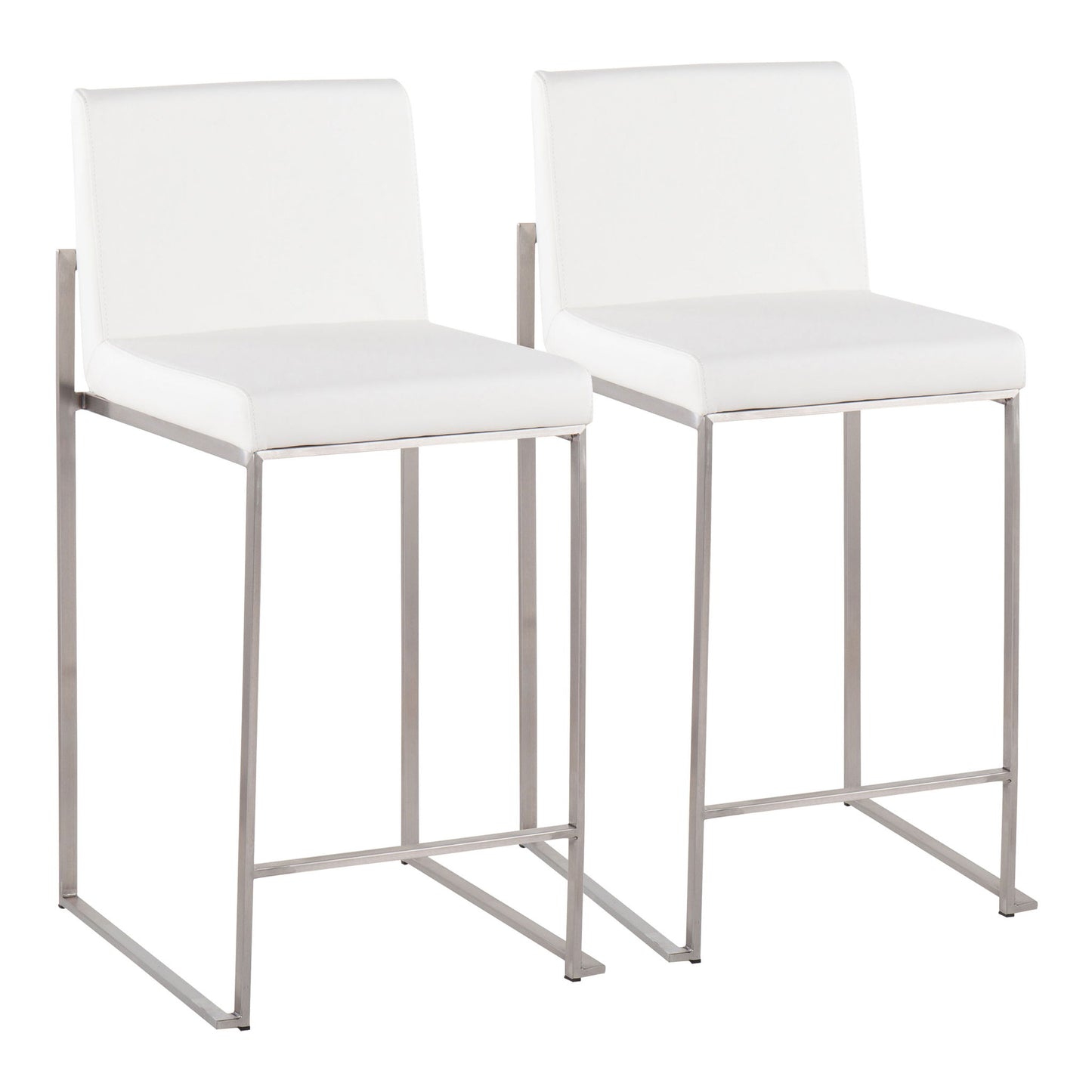Fuji - Contemporary High Back Counter Stool, Functional Design Lumi Source