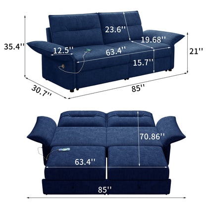 Sofa Bed With Convertible Design, Living Room Furniture Home Essentials