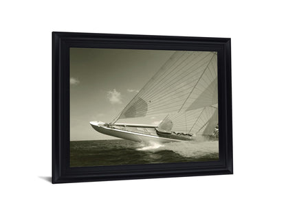 Windborne Racer - 28" x 34" Framed Wall Art Classy Art