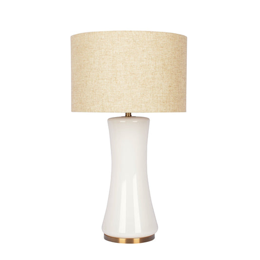Cascade - Lamp Base Table Lamp - Beige / Gold / White Ashcroft Furniture