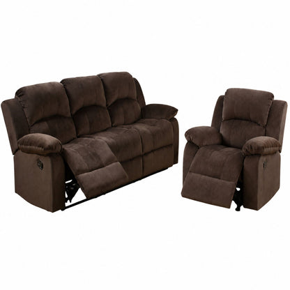 Modern Style Living Room Set With Reclining Home Essentials