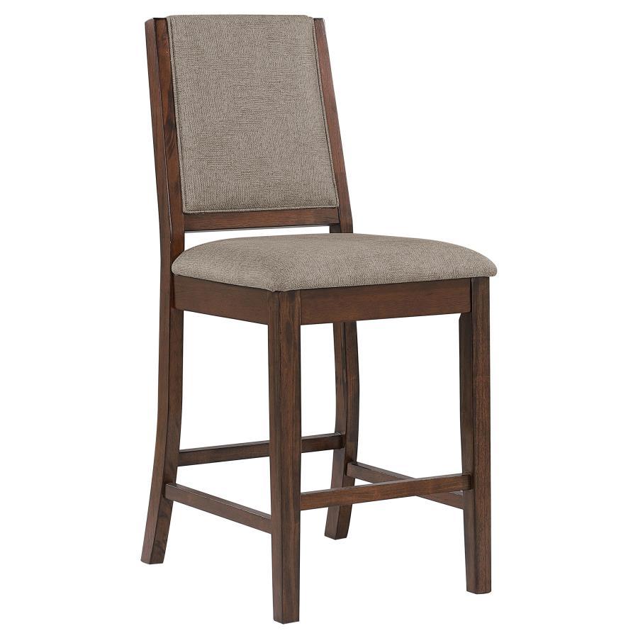 Patterson - Upholstered Counter Chair (Set of 2) - Mango Oak CoasterEveryday