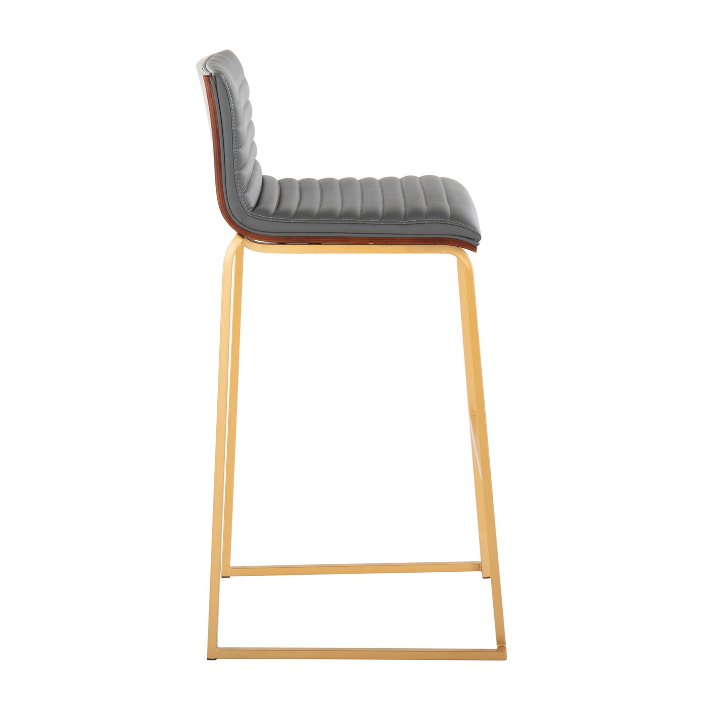 Mason Mara - Contemporary Versatile Desig Fixed Height Barstool (Set of 2) Lumi Source