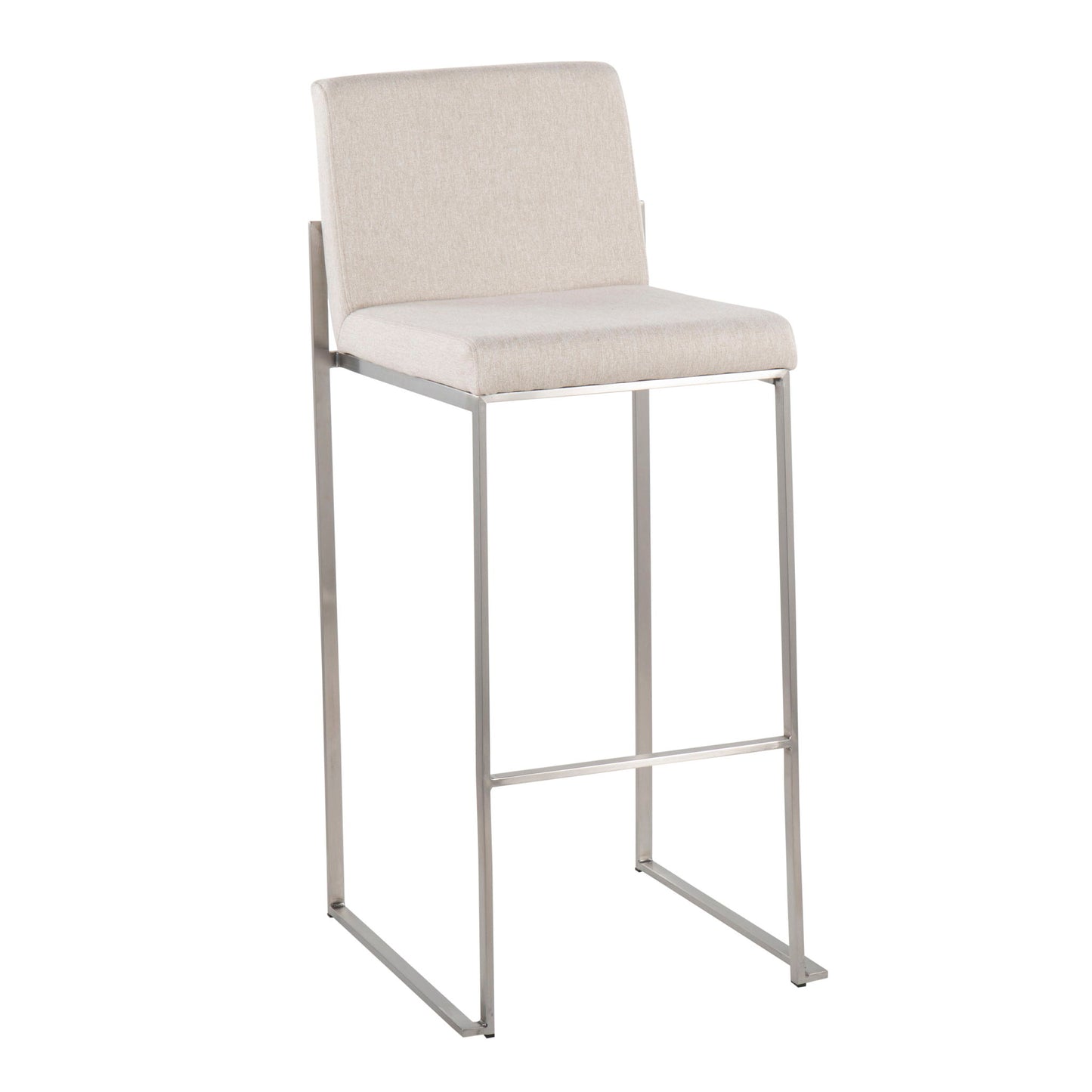 Fuji - Contemporary And Modern Elegance High Back Barstool Lumi Source