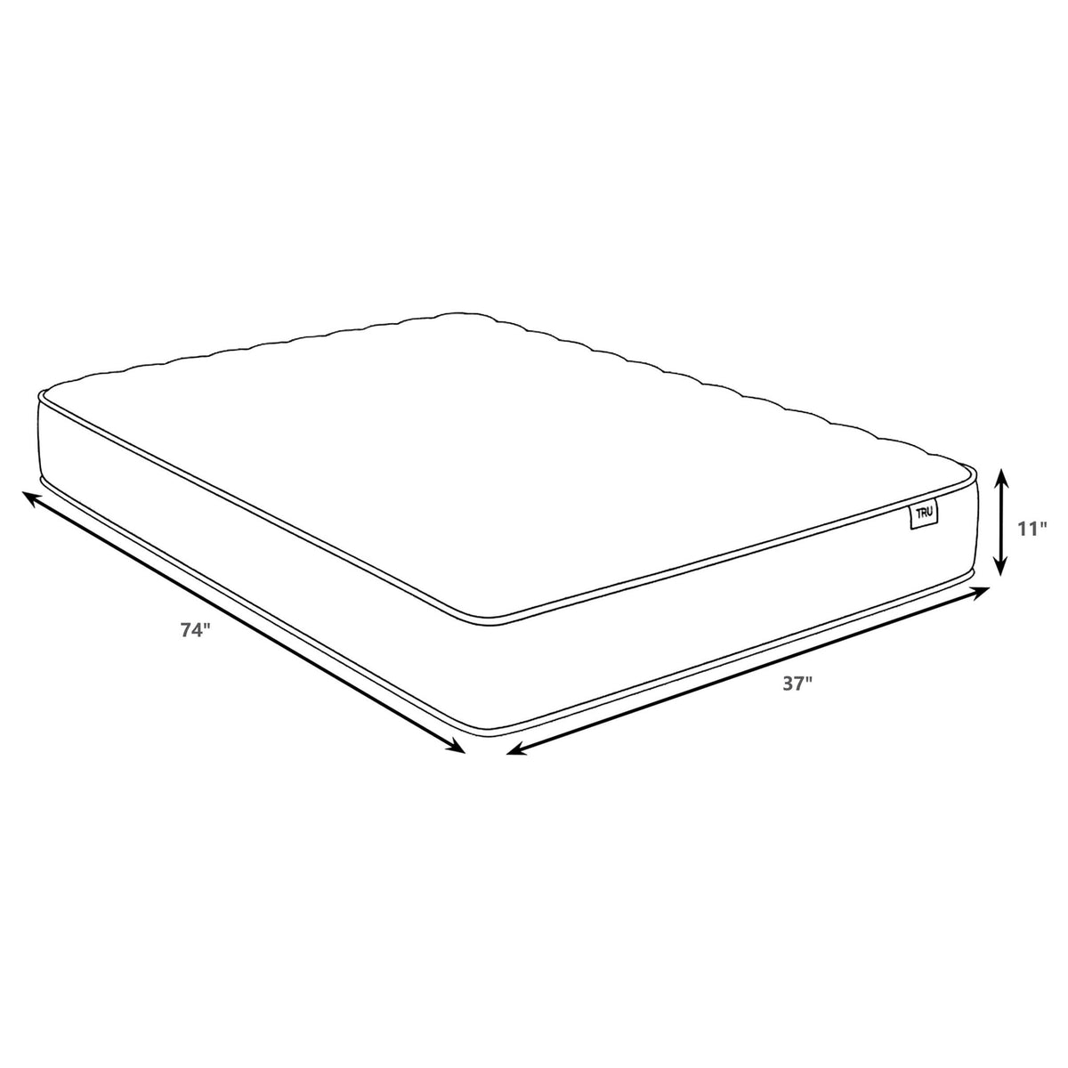 Constance - 11" Tight Top Hybrid Mattress With Firm Quilt Foam And Responsive Coil Core Furniture Max