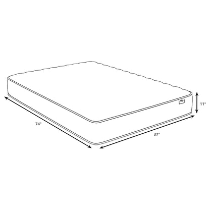 Constance - 11" Tight Top Hybrid Mattress With Firm Quilt Foam And Responsive Coil Core Furniture Max
