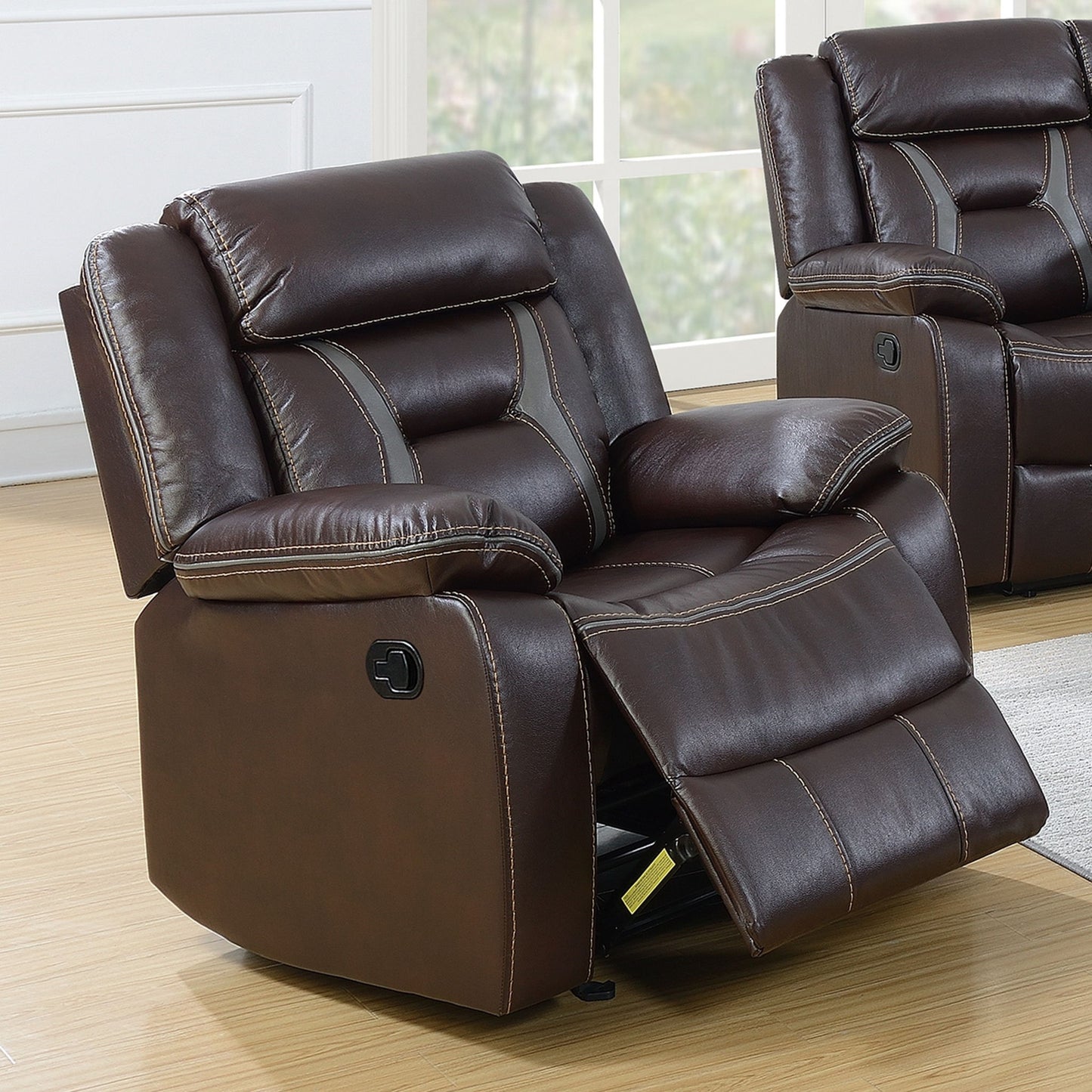Modern Recliner With Pillow Arms And Headrest Home Essentials