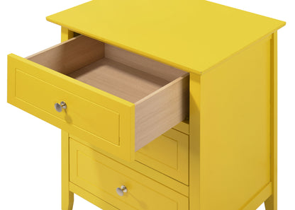 Daniel - 3 Drawer Nightstand