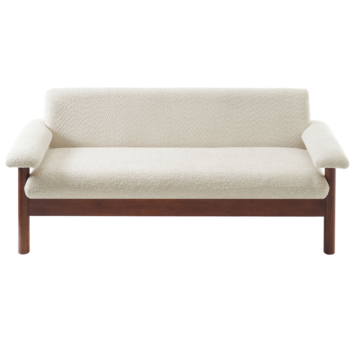 Loveseat Sofa 2 Seater Couch With Armrest Pillows Noble House