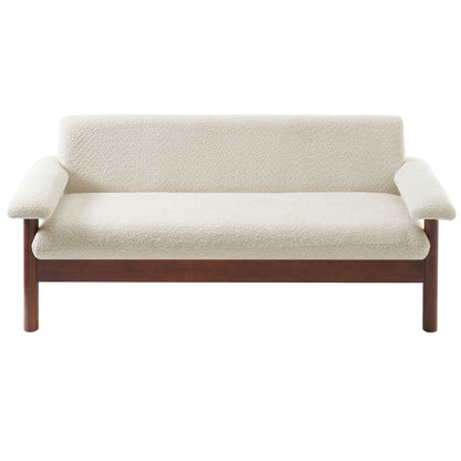 Loveseat Sofa 2 Seater Couch With Armrest Pillows Noble House