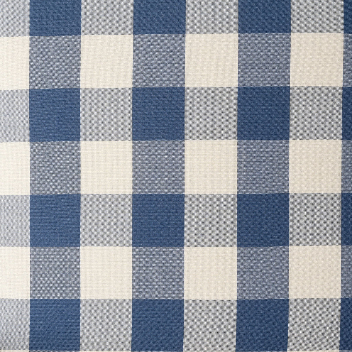 Buffalo Plaid Push Back Recliner Chair For Living Room - Blue / White Noble House