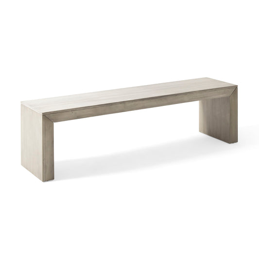Acacia Wood Dining Bench, Farmhouse Style Noble House