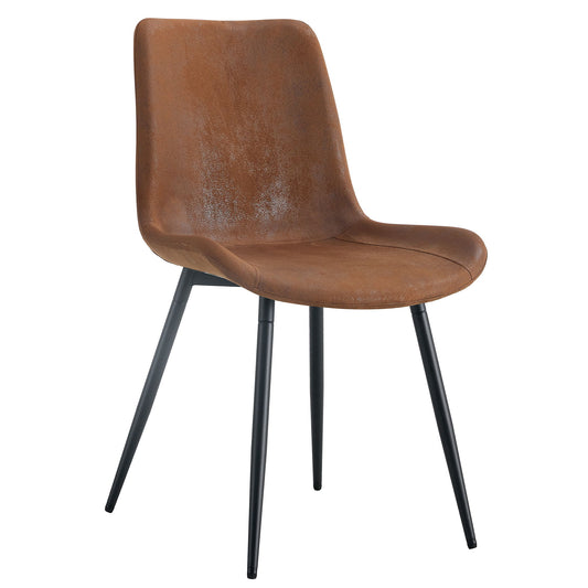 Modern Medieval Style Restaurant Cushioned Chairs With Suede Backrests Home Essentials
