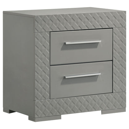 Ives - 2-Drawer Nightstand Bedside Table Coaster Fine Furniture