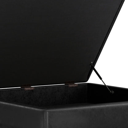 Owen - Multifunctional Square Coffee Table Storage Ottoman Simpli-Home