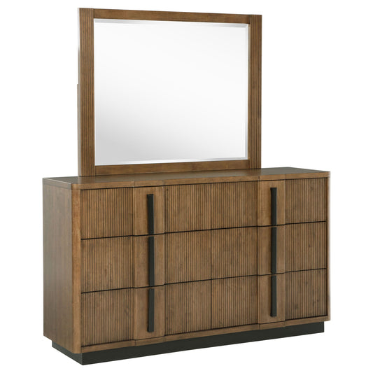 Terrace - 6-Drawer Dresser And Mirror - Ash Brown Coaster Fine Furniture