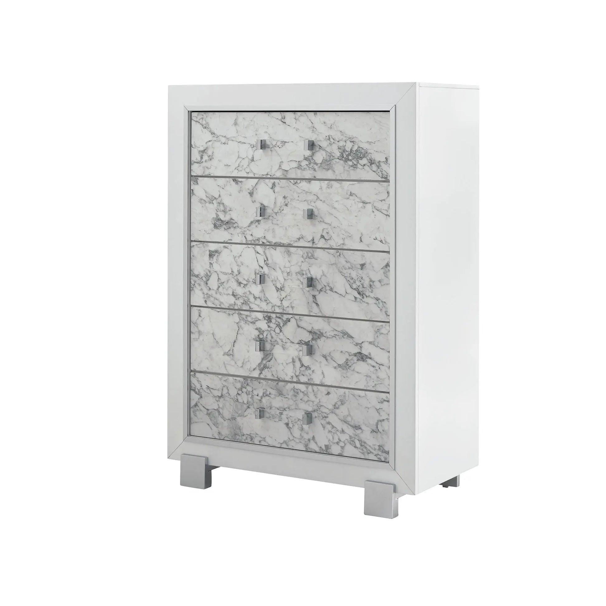 Skye - Marble Chest - White Global Furniture USA