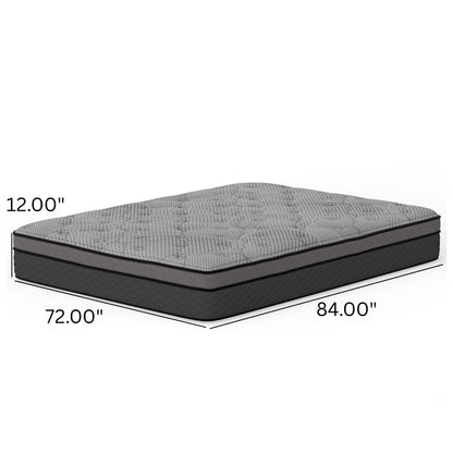 CS Hybrid - 12" Pocket Coil Mattress BedTech
