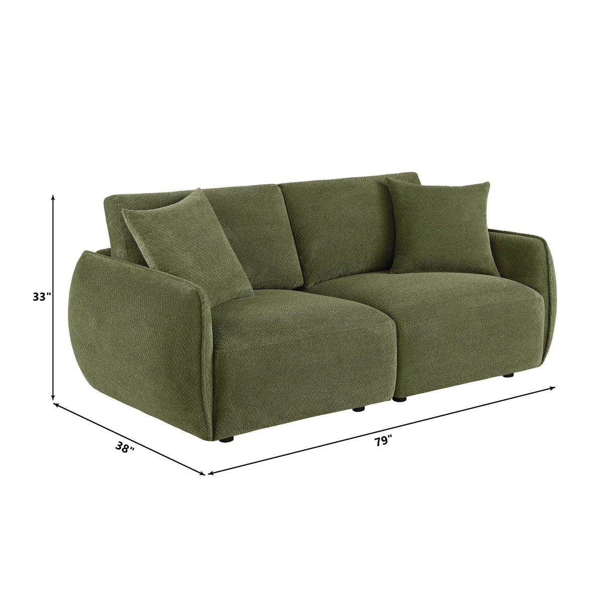 Logan - Modular Loveseat Furniture Max