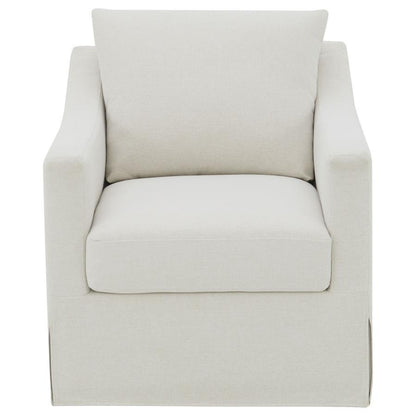 Winter - Upholstered Sloped Arm Accent Swivel Chair Coaster Fine Furniture