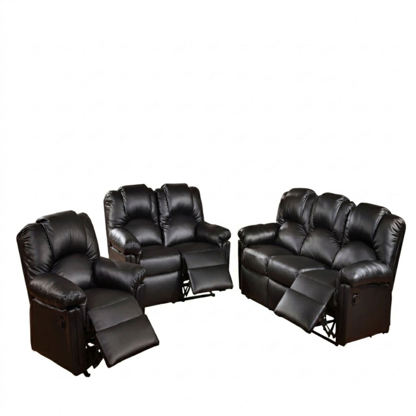 Modern Living Room Set, Cushion Backrest And Pillow Armrest Home Essentials