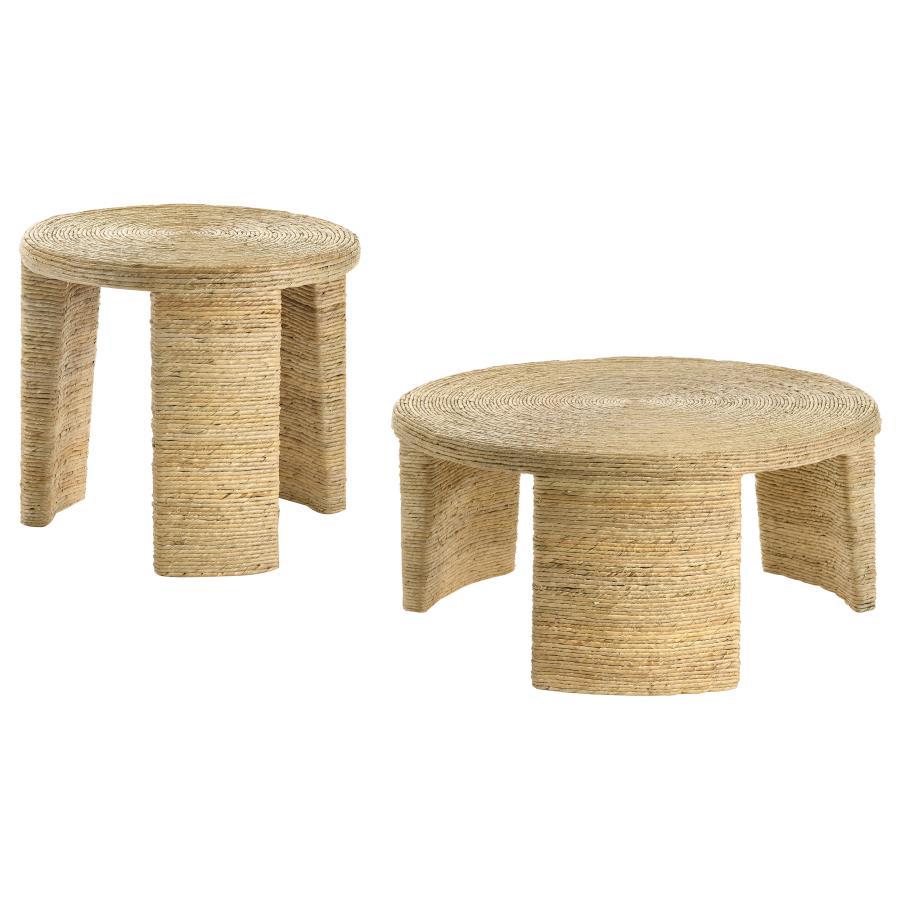 Artina - Rattan Coffee And End Table Set Coaster Fine Furniture