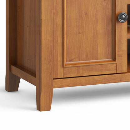 Amherst - TV Media Stand, Handcrafted Simpli-Home
