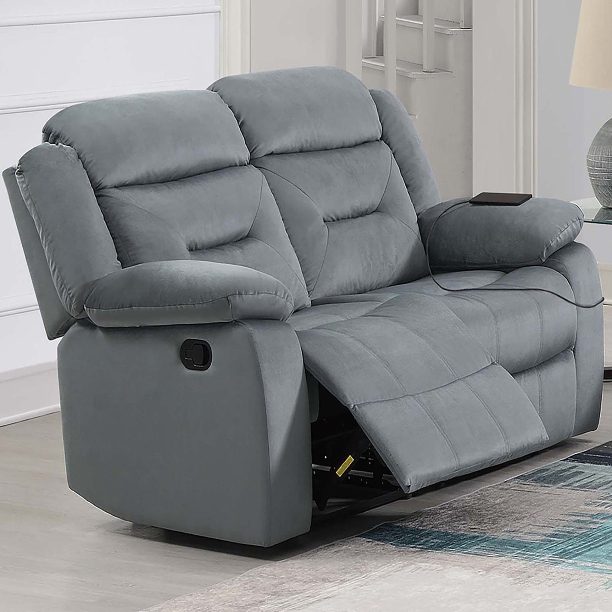Contemporary Living Room Set With Pillow Arms And Headrest Support Home Essentials