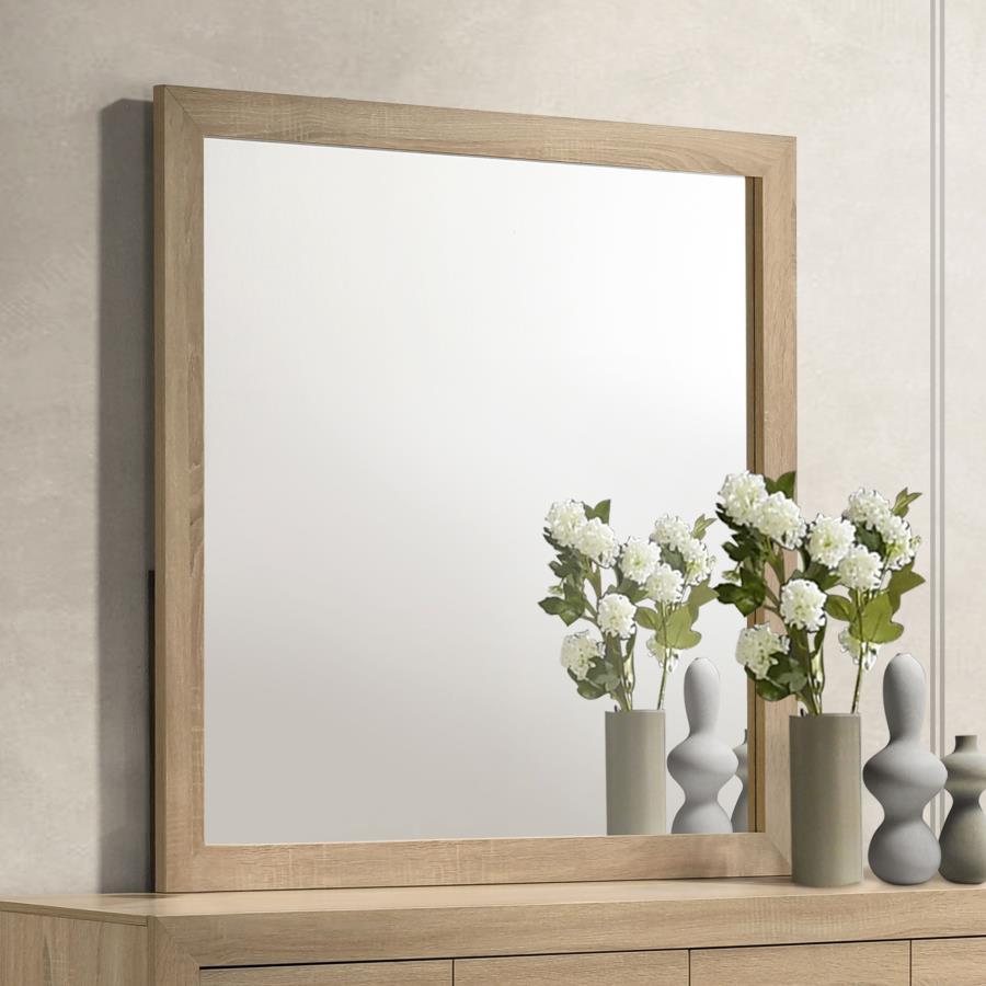 Arielle - Dresser Mirror - Light Oak Coaster Fine Furniture