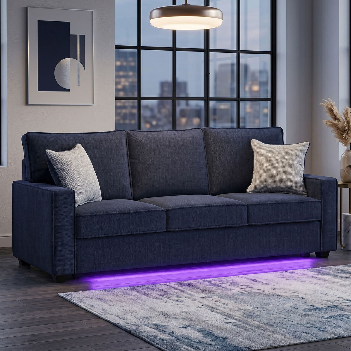 Rita - Sofa, LED Base Lighting Matrix Furniture Group