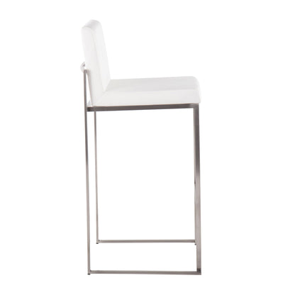 Fuji - Contemporary And Modern Elegance High Back Barstool Lumi Source