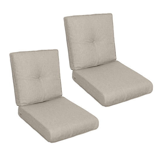 High Back Patio Chair Cushions For Garden (Set of 2) Home Essentials