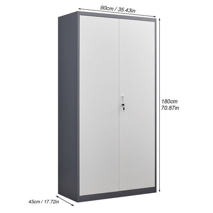 Large Capacity Wardrobe With Hanging Rod And Compartments Daily Nest