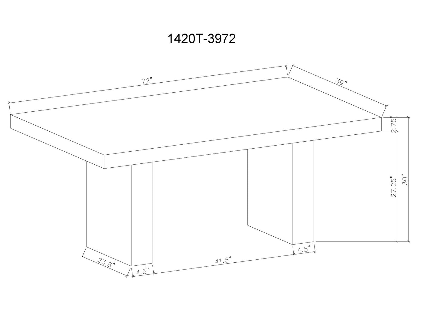Vega - Dining Room Set Crown Mark