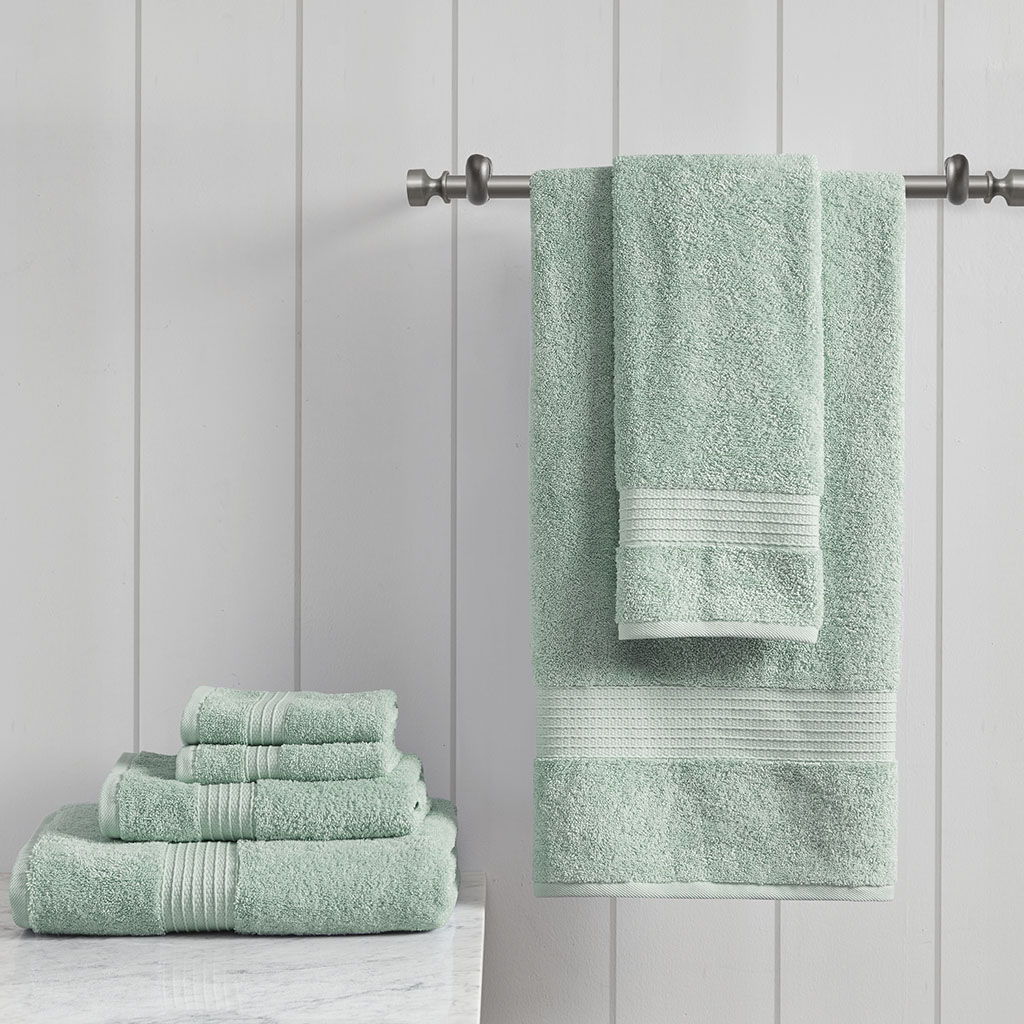 Organic - 6 Piece Towel Set - Seafoam