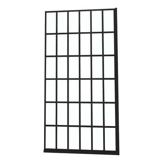Frameless Fixed Shower Door, Open Entry Design Daily Nest