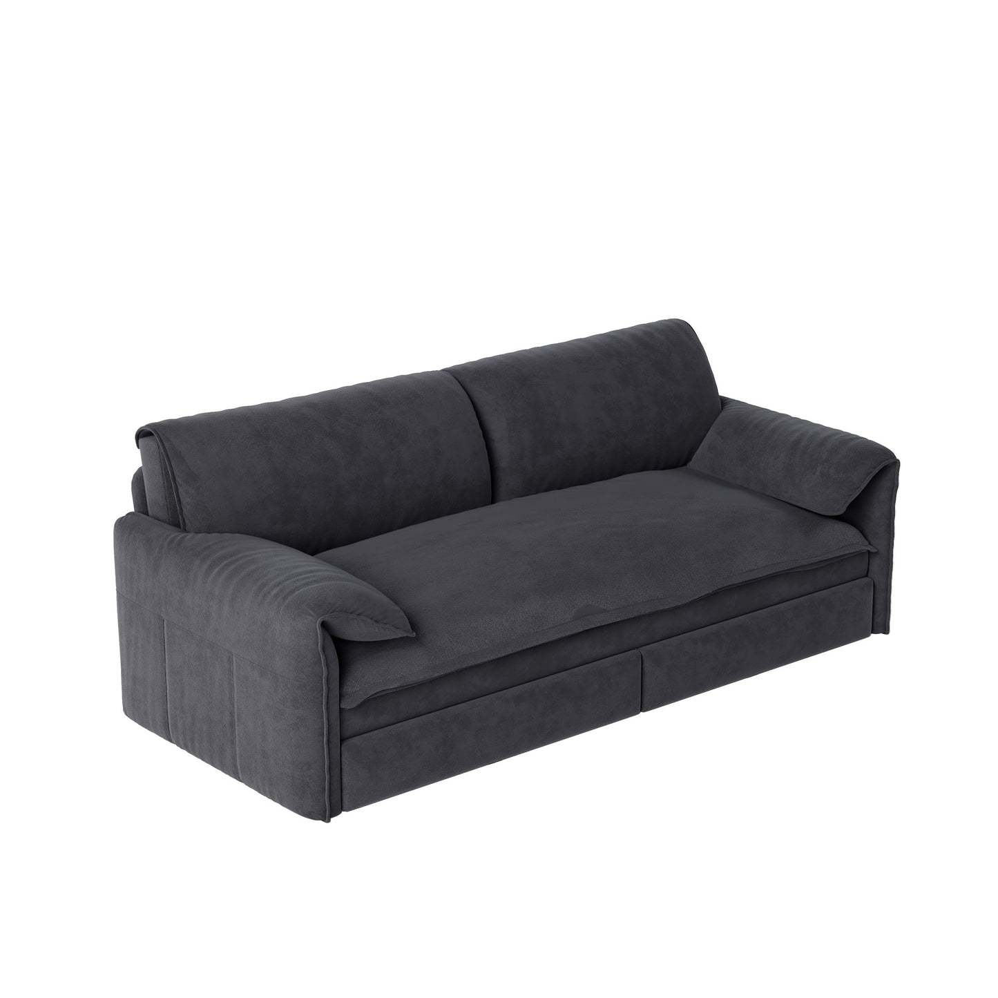 Queen Pull Out Sofa Bed With Side Storage Home Essentials