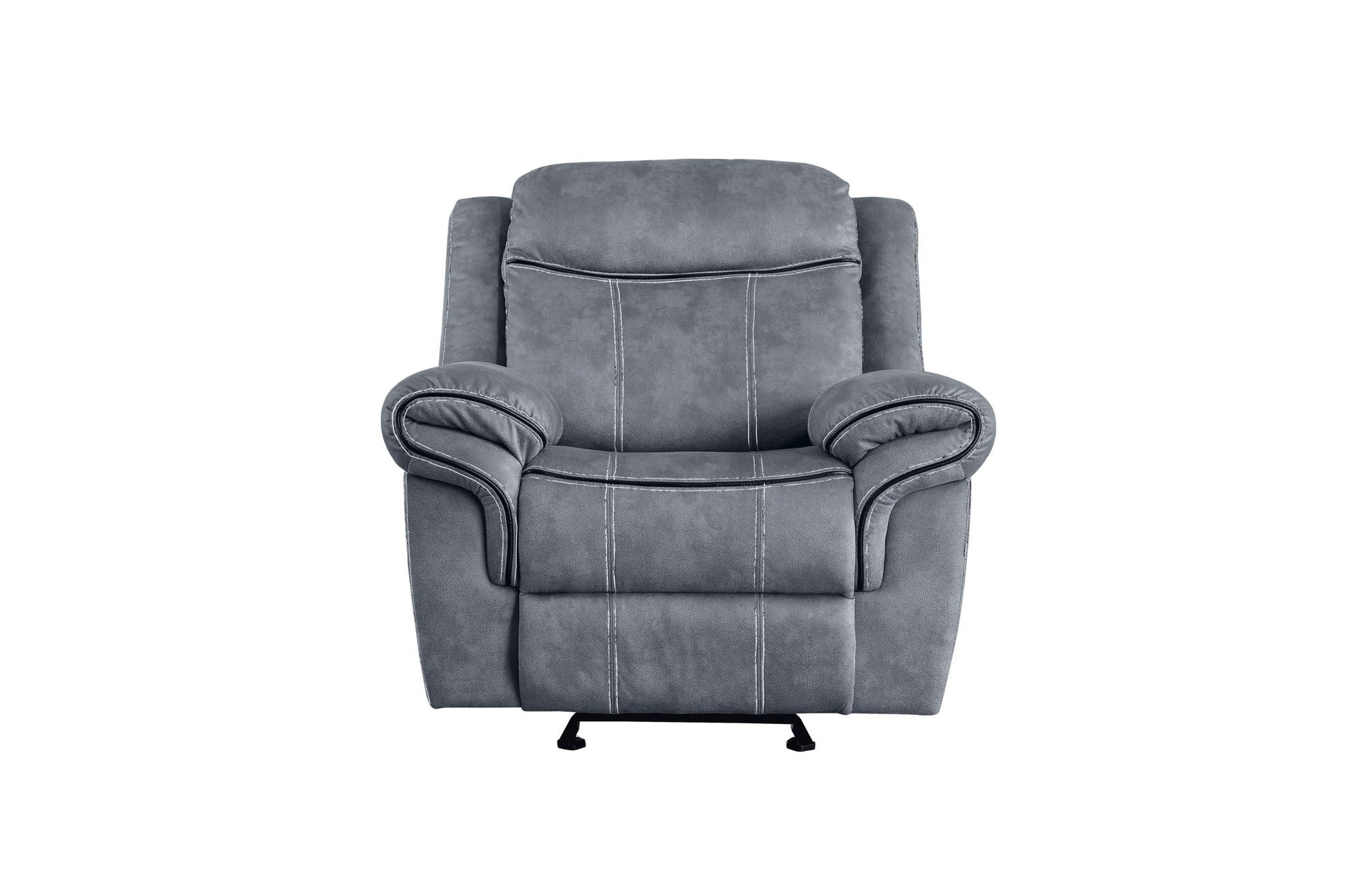 Zubaida - Two Tone Velvet Glider Recliner Acme