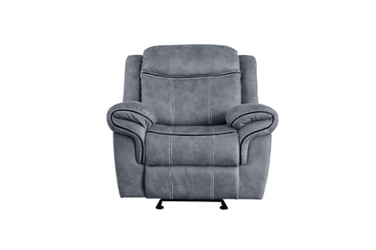 Zubaida - Two Tone Velvet Glider Recliner Acme