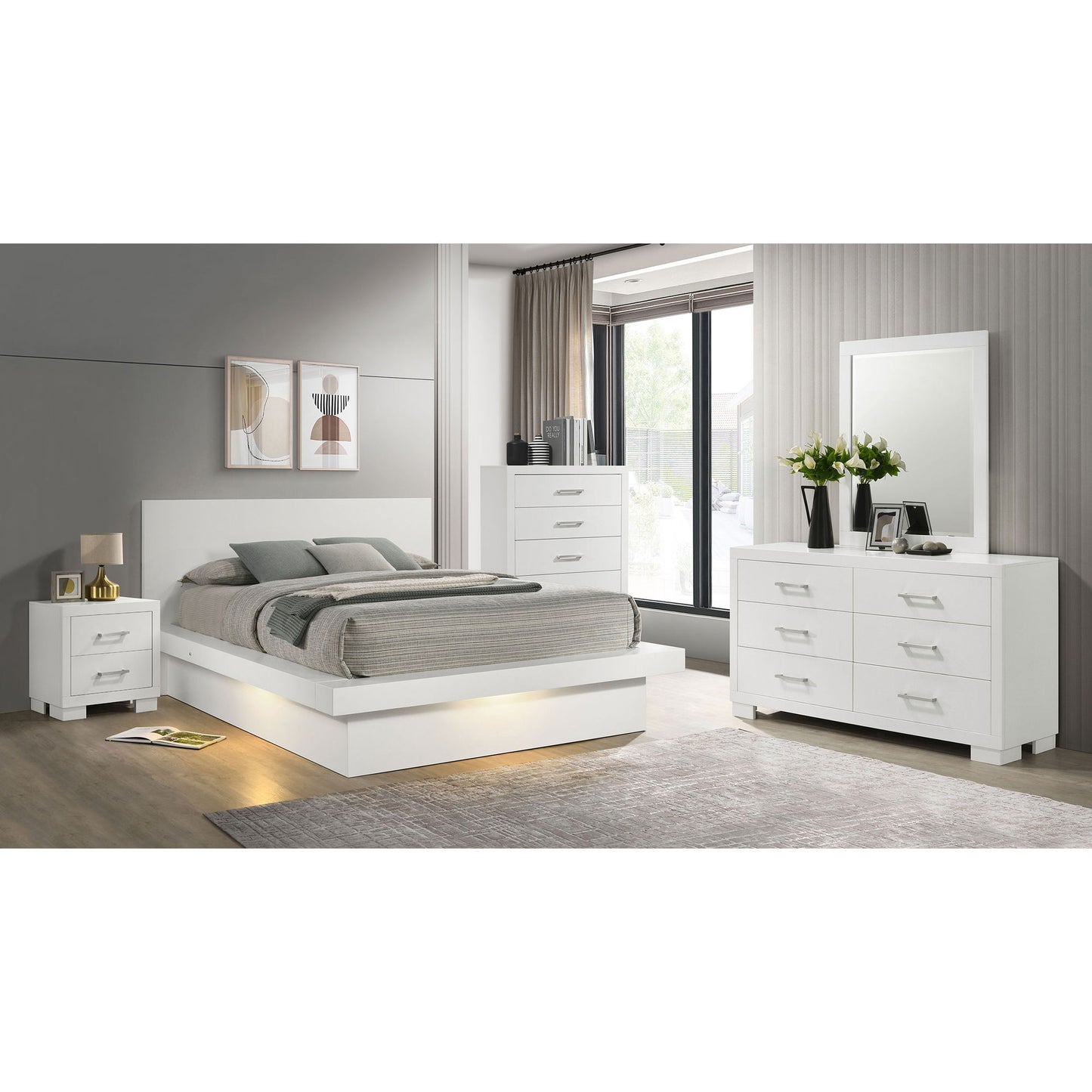 Tokyo - LED Bedroom Set Furniture Max