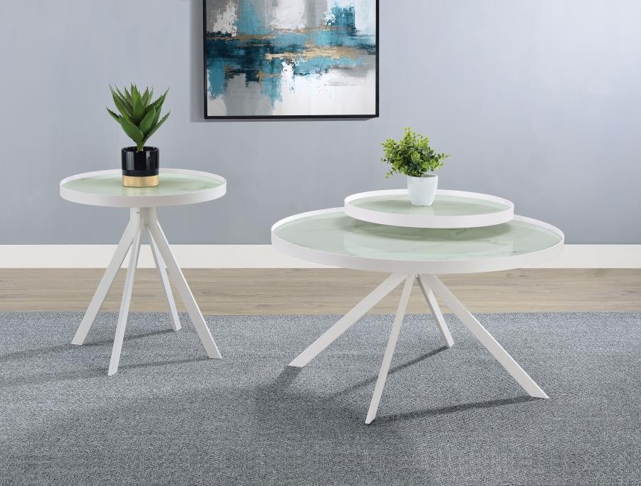 Briggs - Round Coffee And End Table Set Coaster Fine Furniture