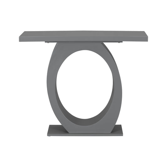 Console Table With Oval Base And Reinforced Bottom Plate Noble House