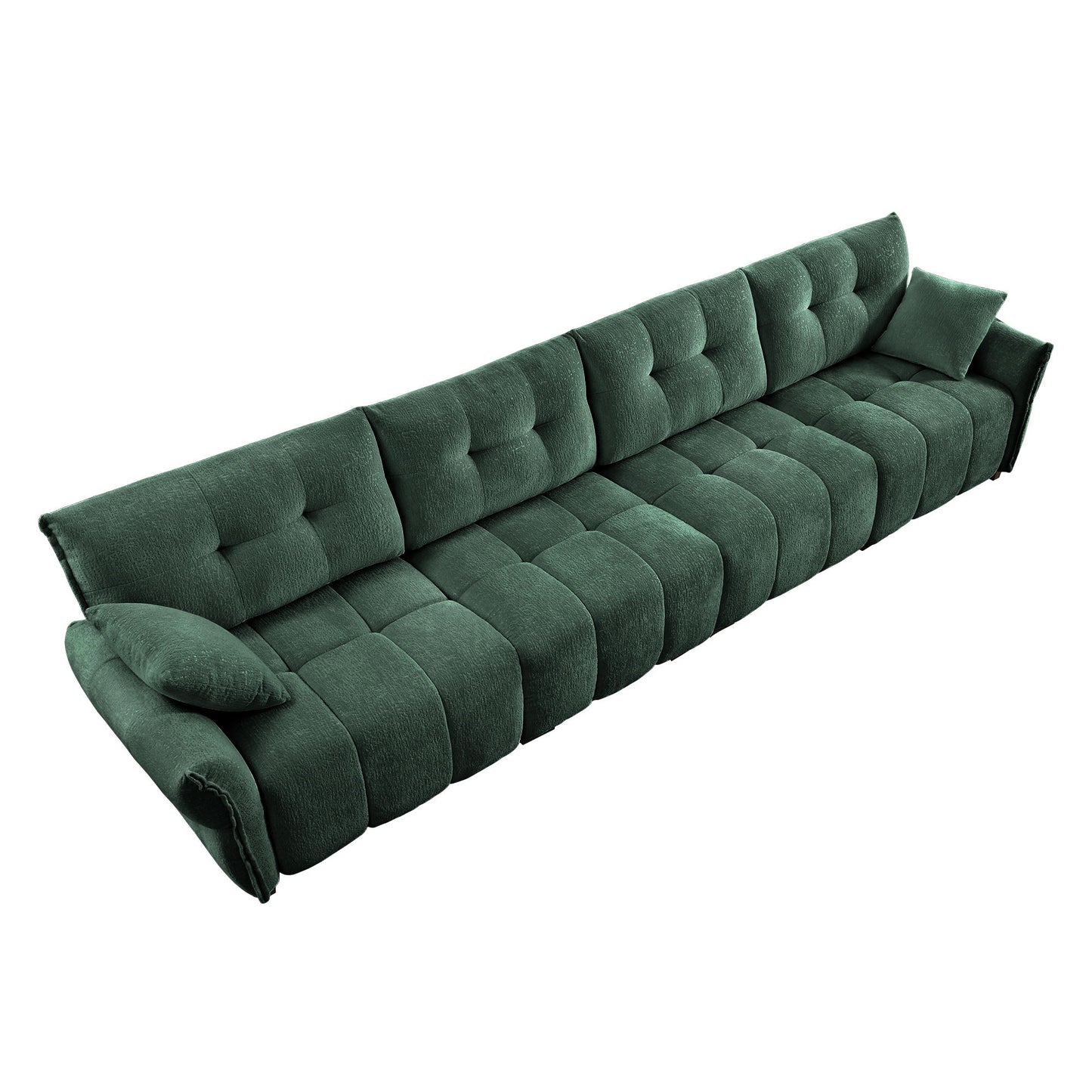 Modern Sofa & Pillows, Textured Cover, High Rebound Cushions Home Essentials