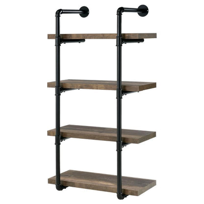 Elmcrest - 4-Shelf Wall Bookshelf CoasterEveryday