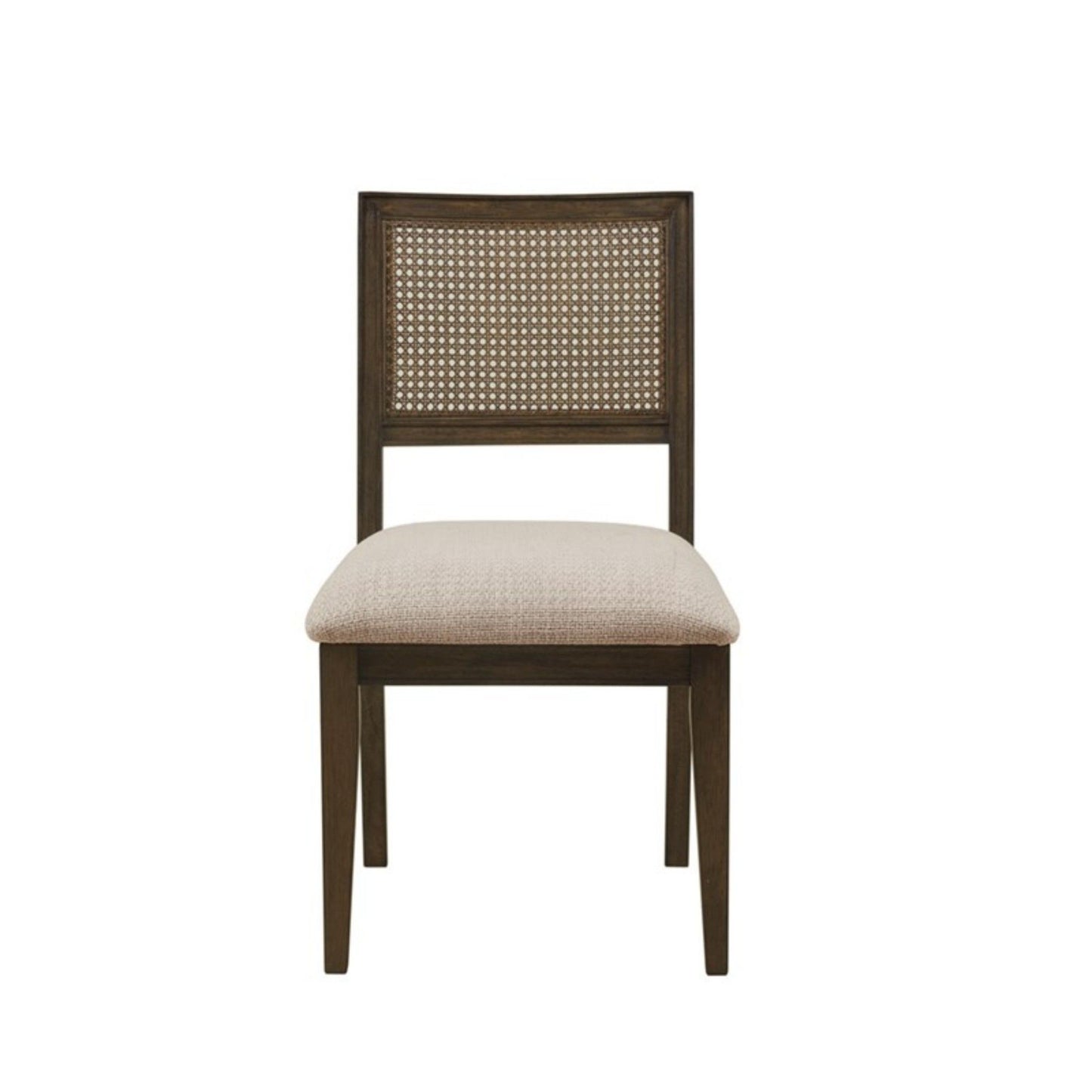 Modern Armless Dining Chair With Cane Back (Set of 2) JLA