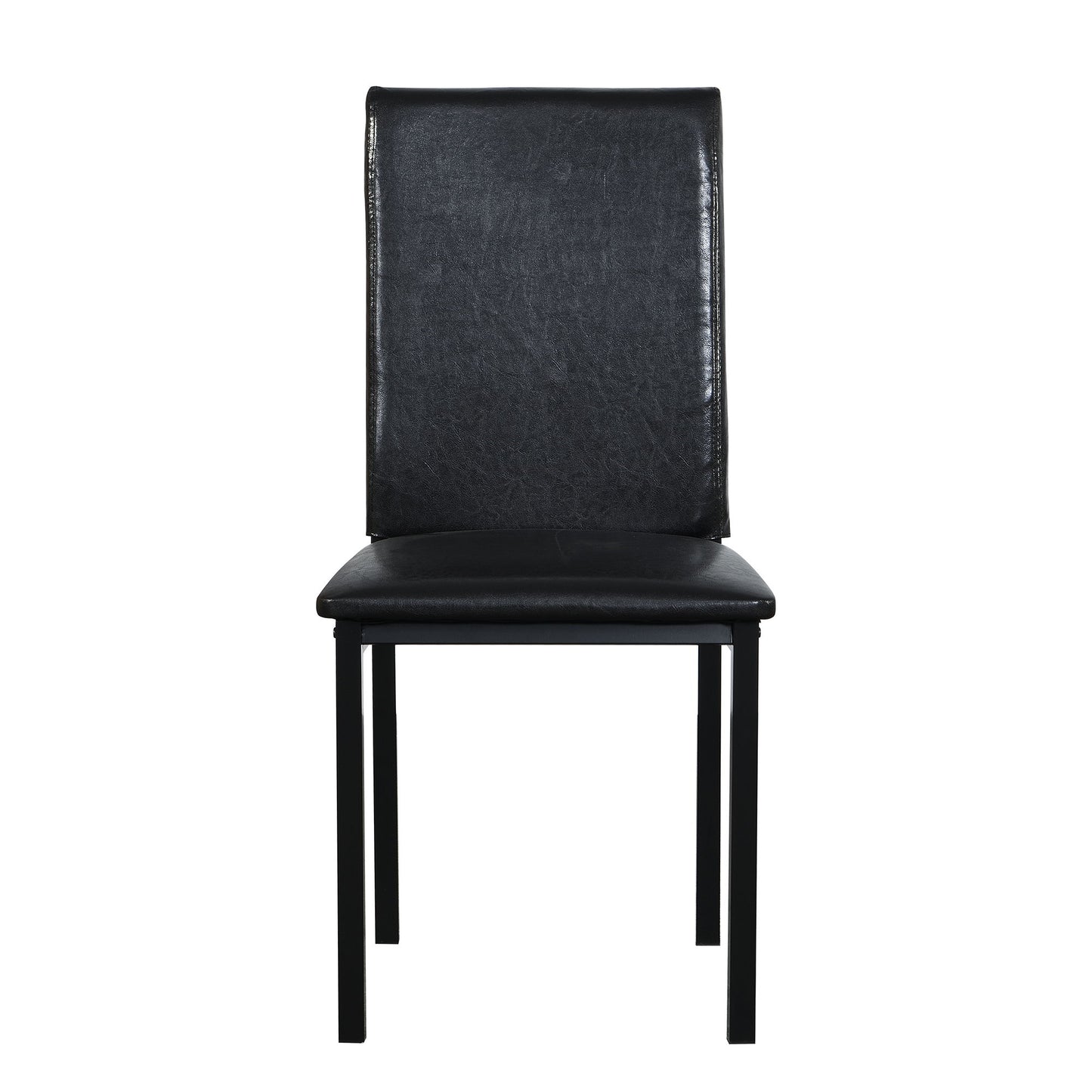 Metal Frame Dining Seats (Set of 4) - Black Home Essentials
