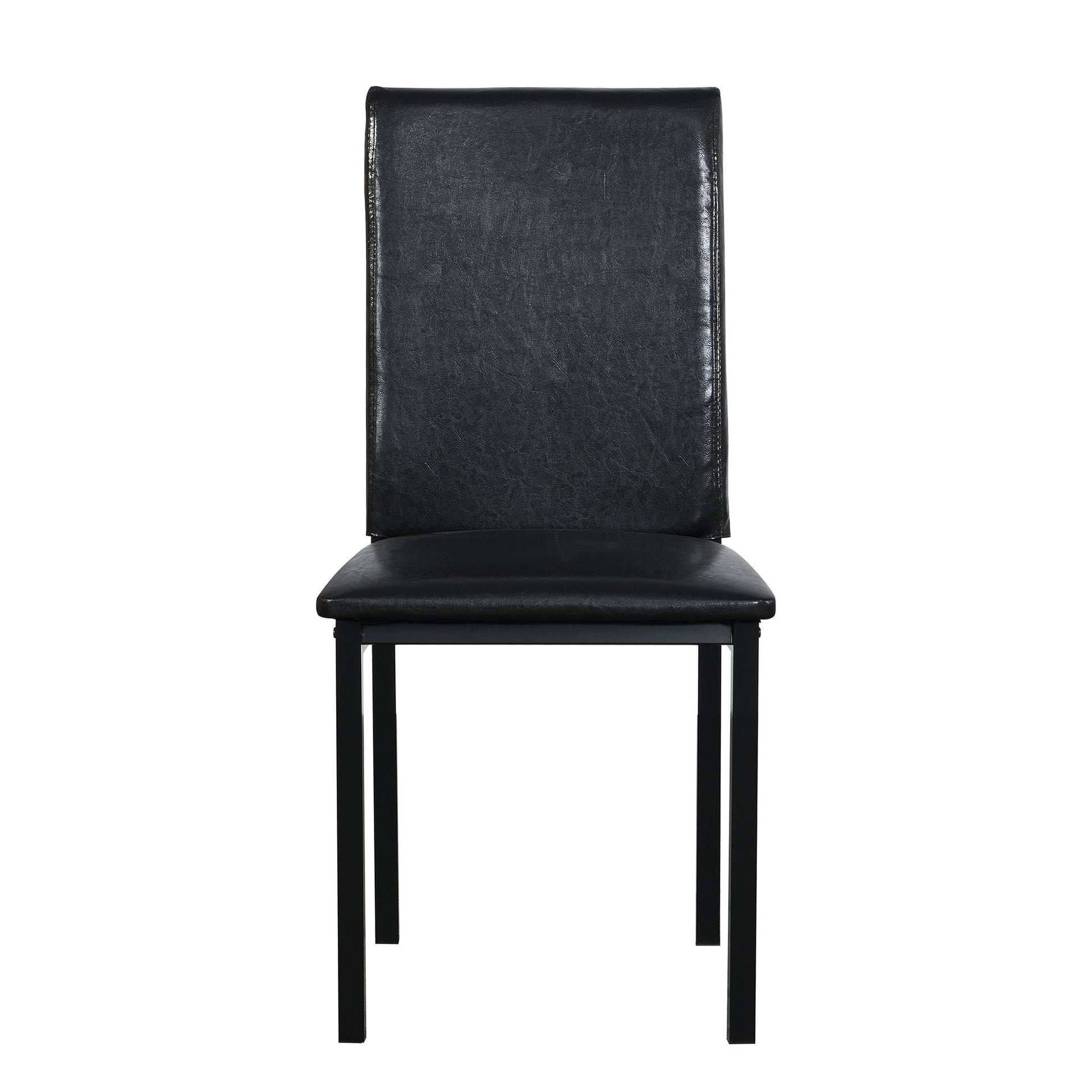 Metal Frame Dining Seats (Set of 4) - Black Home Essentials