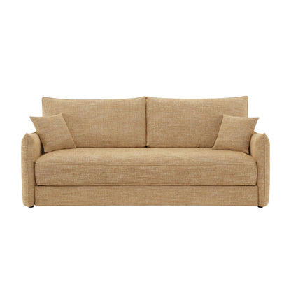 Cadie - Sofa With 2 Pillows - Mocha Acme